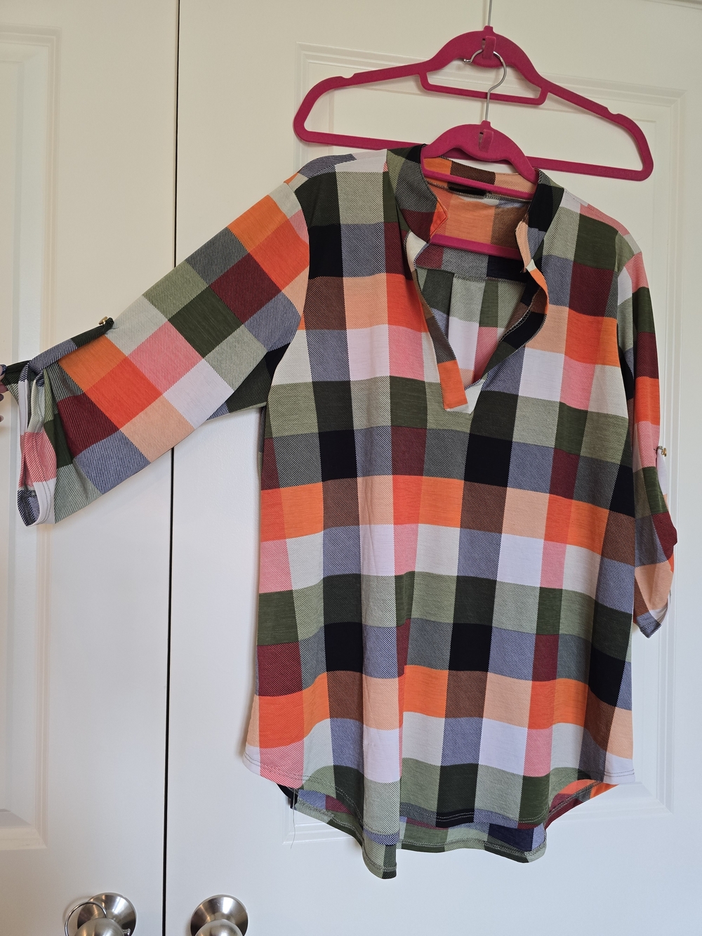 HEIMISH USA Plaid Shirt Wrinkle Resistant